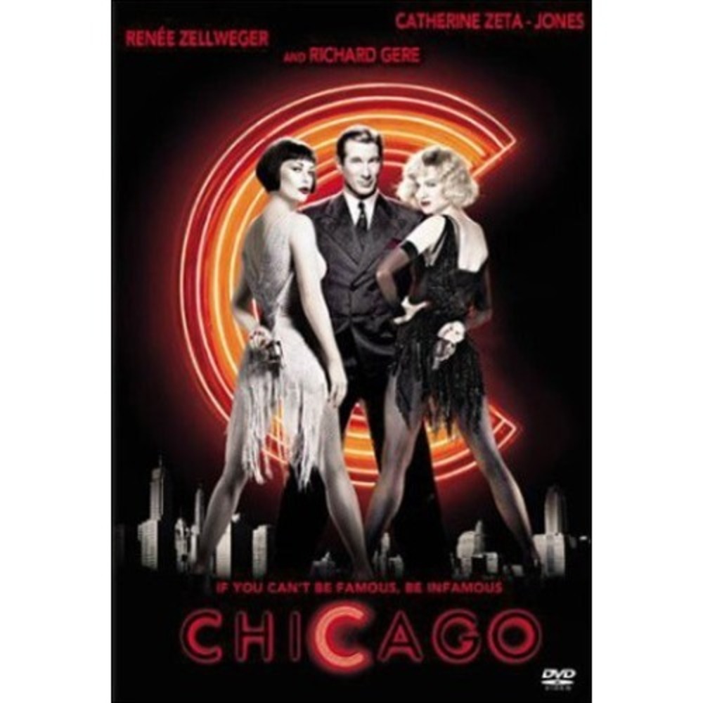 Chicago DVD 2002 Richard‎ Gere Renee Zellweger Catherine Zeta Jones widescreen